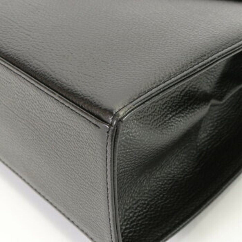 Yves Saint Laurent Cassandra leather handbag top handle shoulder strap - Picture 9 of 14